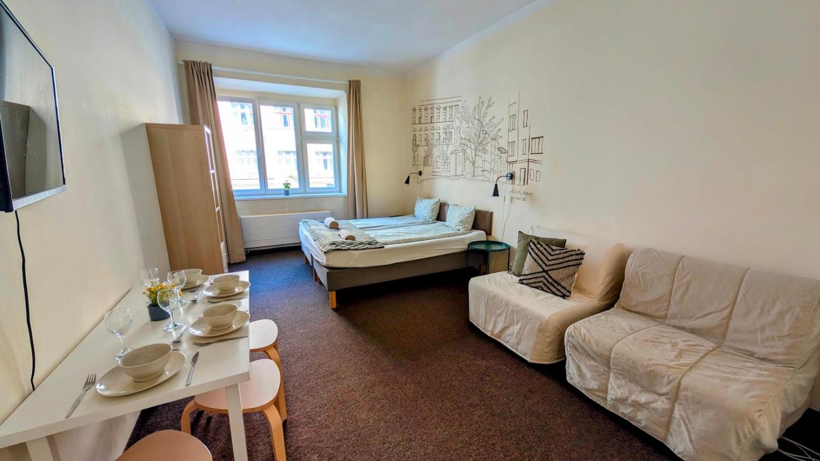 Flat In Zizkov -103- Appartamento Praga